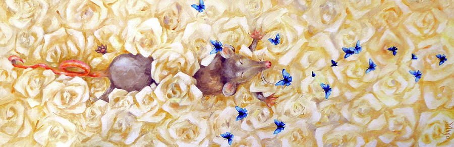 La Vie En Rose Painting by Dina Dargo