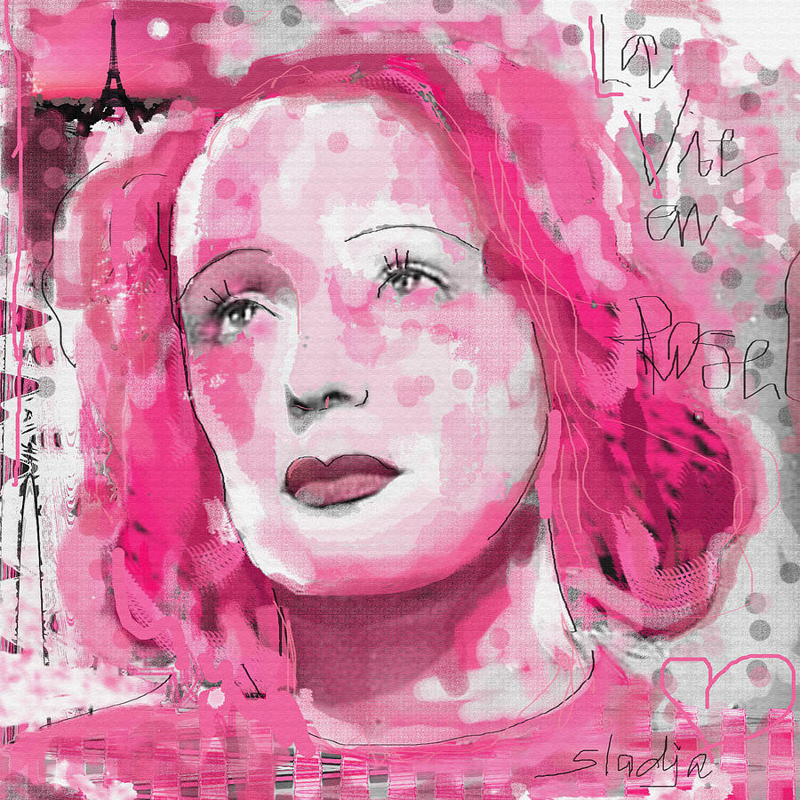 La Vie en Rose Digital Art by Sladjana Lazarevic