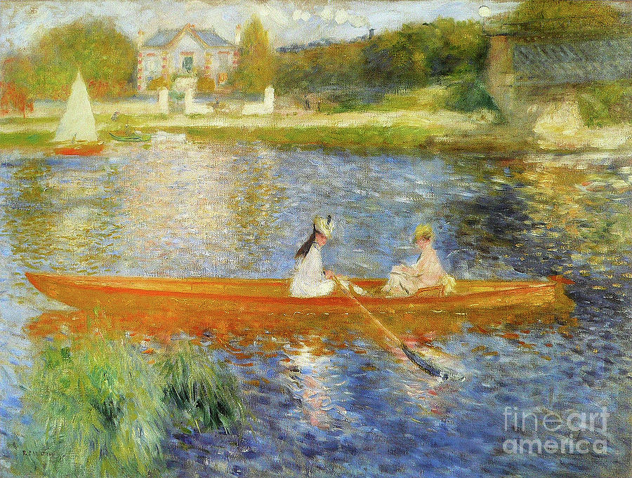 La Yole 1875 By Auguste Renoir Painting by Art Anthology - Fine Art America