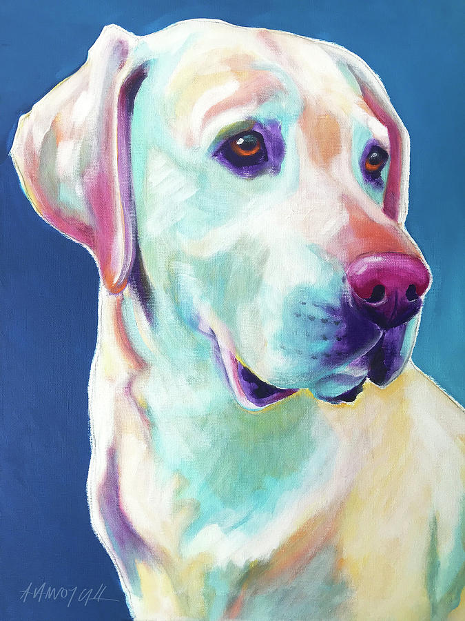 Lab - Diego Painting by Dawg Painter