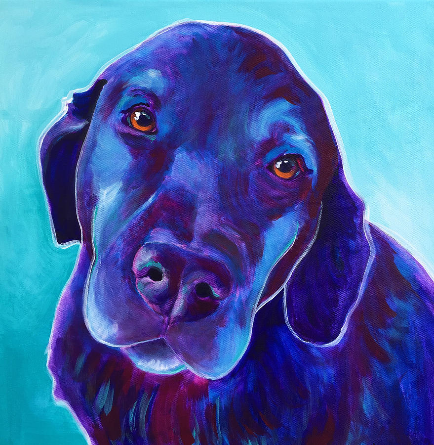 Lab - Gus Painting by Dawg Painter