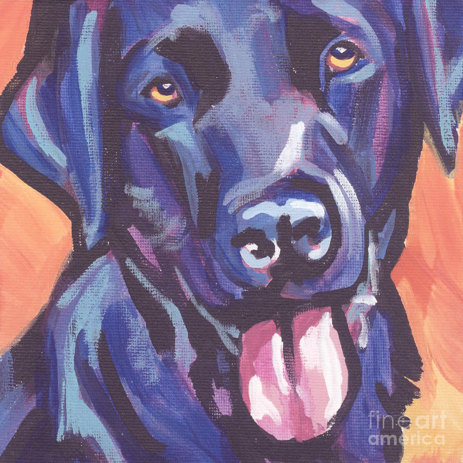 Labrador Retriever Painting - Lab Love by Lea S