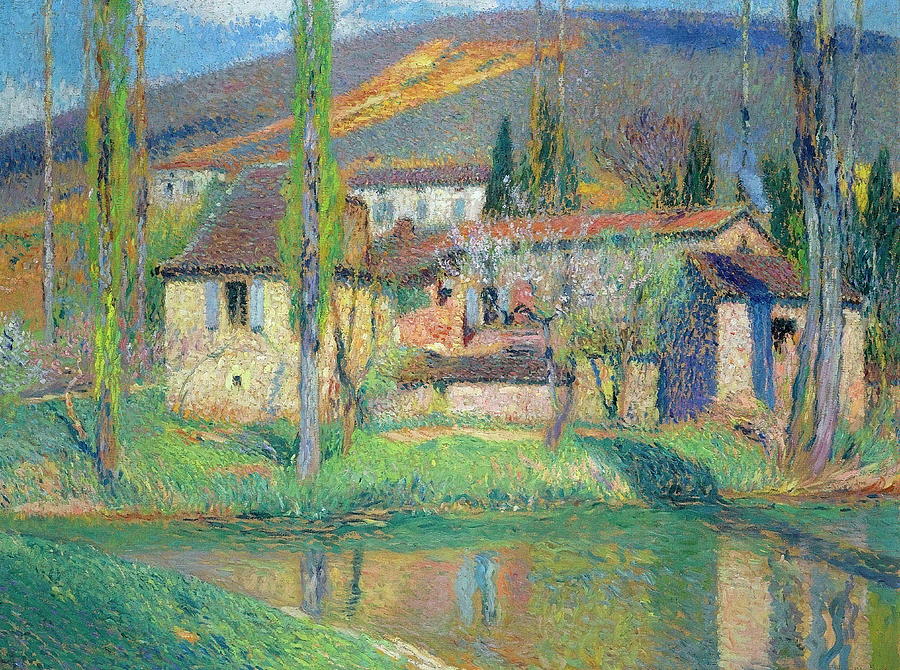 Labastide Painting by Henri Martin - Pixels