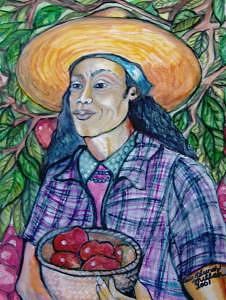 Laborer Painting - Laborer by Ruth Olivar Millan Laborer Painting - Laborer by Ruth Olivar Millan