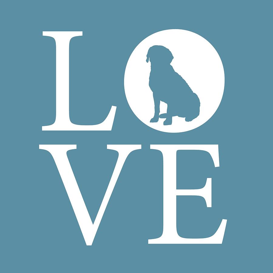 Labrador Love Digital Art by Nancy Ingersoll