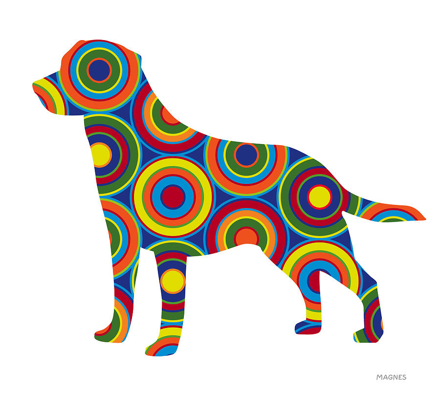 Dog Digital Art - Labrador Retriever by Ron Magnes