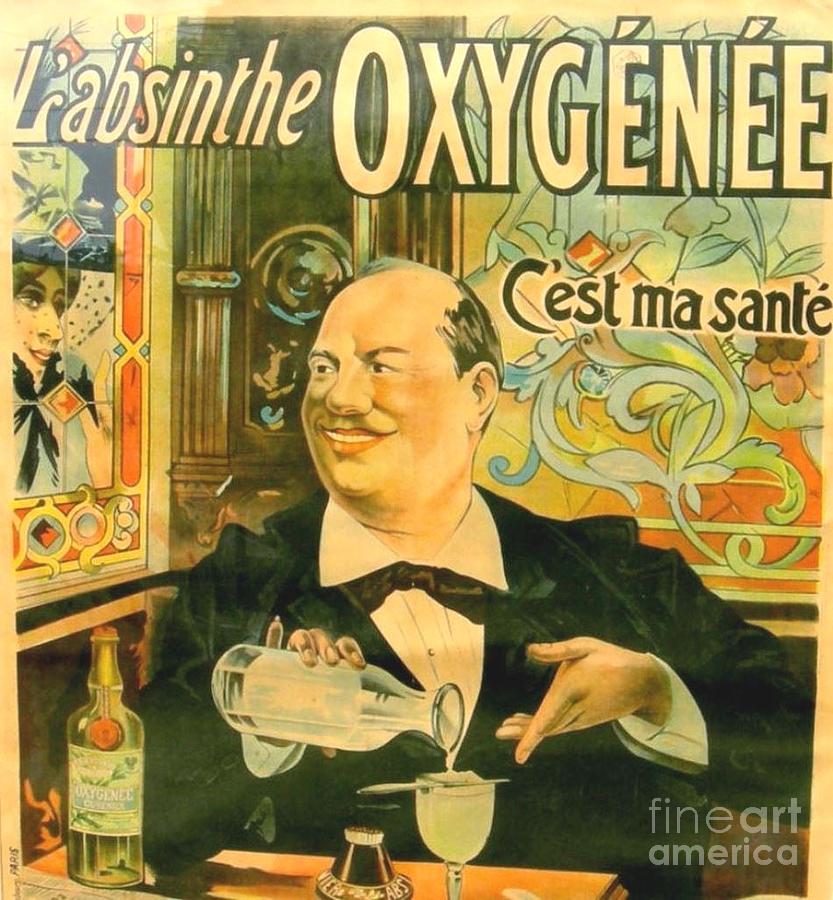Labsinthe Oxygenee Painting by Thea Recuerdo