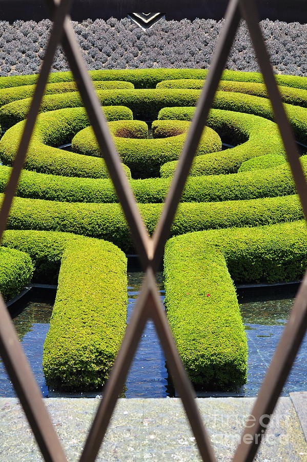 Labyrinth at The Getty Photograph by Clayton Bruster