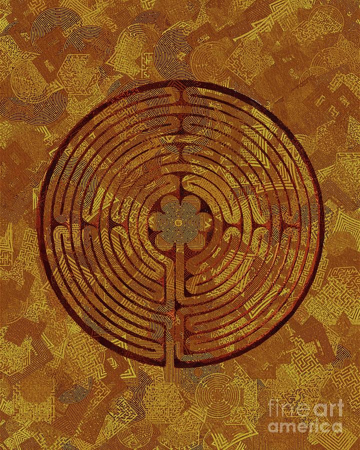 Labyrinth Painting by Esoterica Art Agency