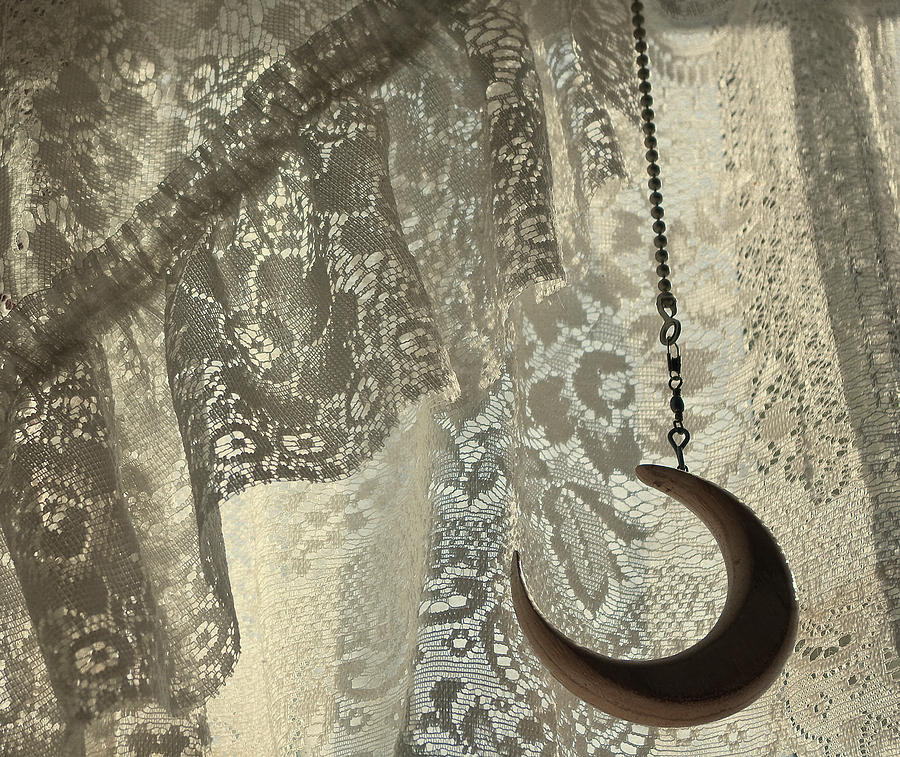 Lace and Crescent - antiqued Photograph by ShaddowCat Arts - Sherry