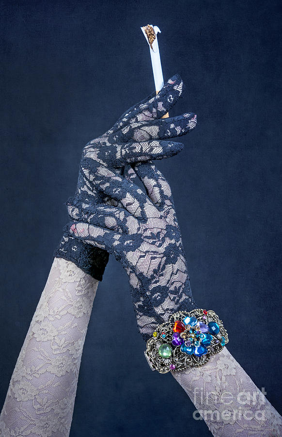 Glove Photograph - Lace Gloves by Svetlana Sewell