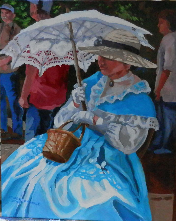 Lace Parasol Painting by Martha Tisdale