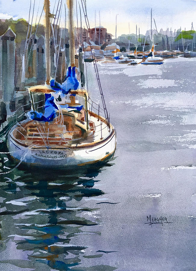 Annapolis Painting - Lacerta by Spencer Meagher