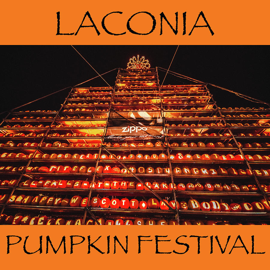 Laconia Pumpkin Fest Graphic Design 1 Photograph by Robert Clifford