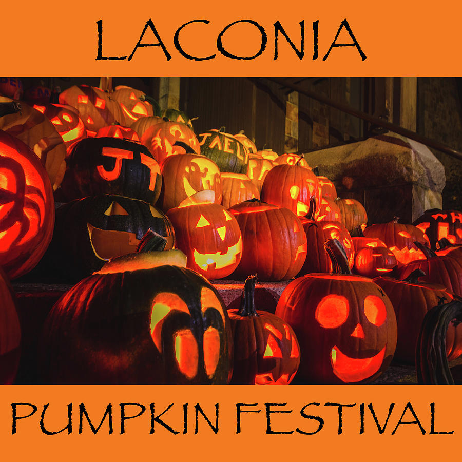 Laconia Pumpkin Festival Graphic Design 2 Photograph by Robert Clifford