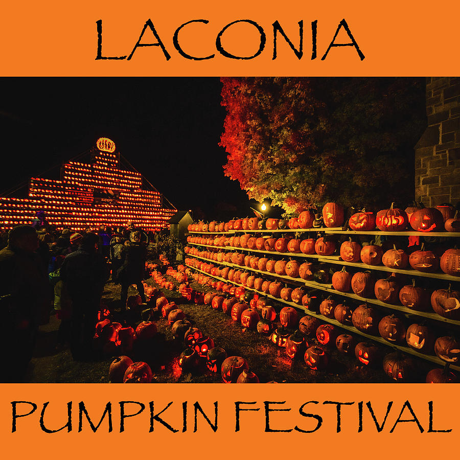 Laconia Pumpkin Festival Graphic Design 3 Photograph by Robert Clifford