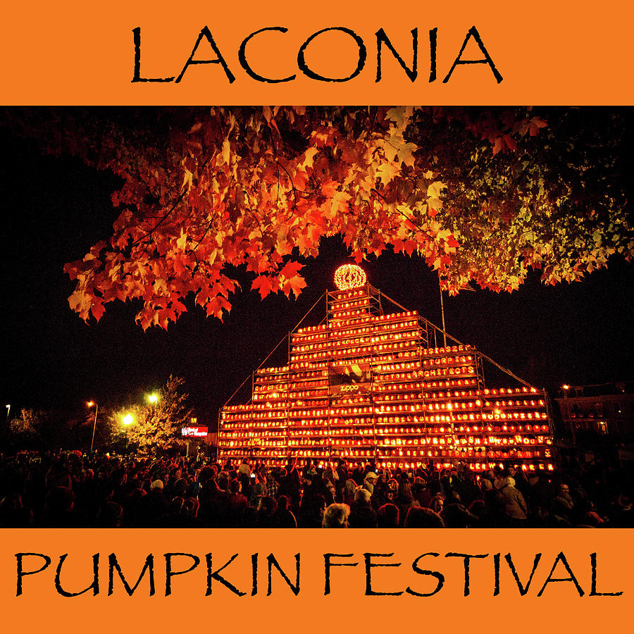 Laconia Pumpkin Festival Graphic Design 4 Photograph by Robert Clifford