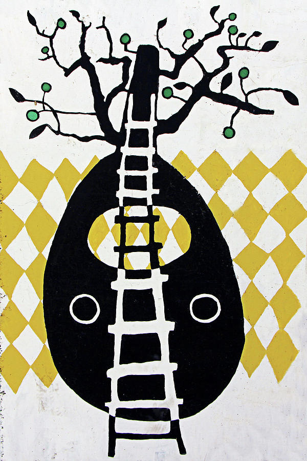 Ladder Eyes Painting by Munir Alawi