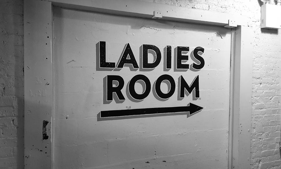 Ladies Room B W Photograph by Rob Hans