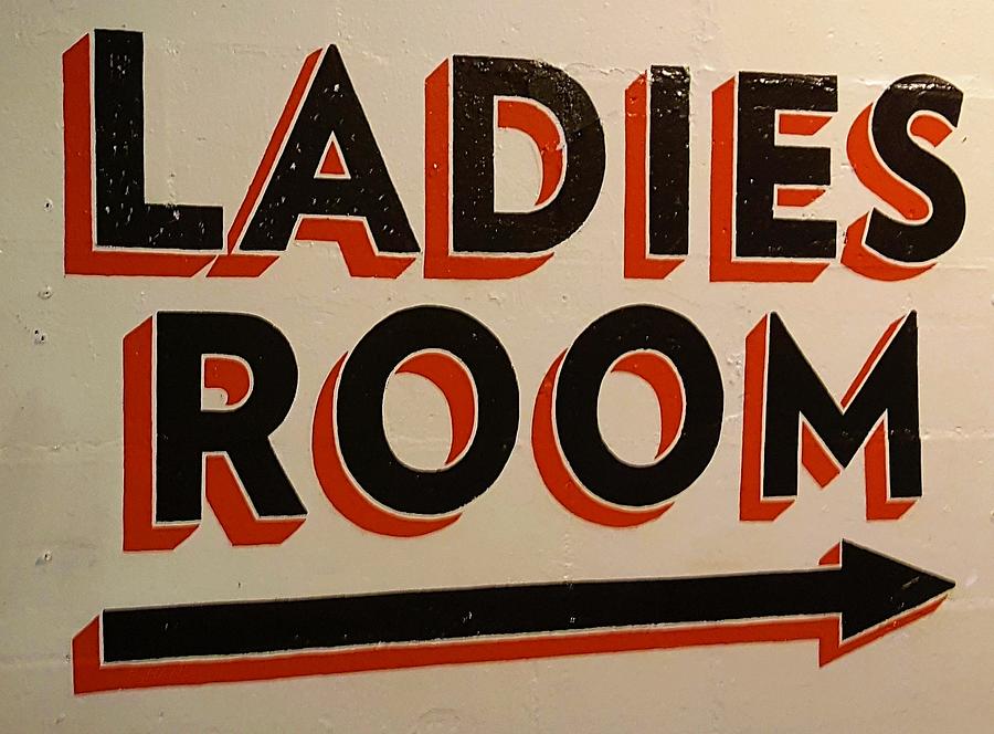 Ladies Room Color Photograph by Rob Hans