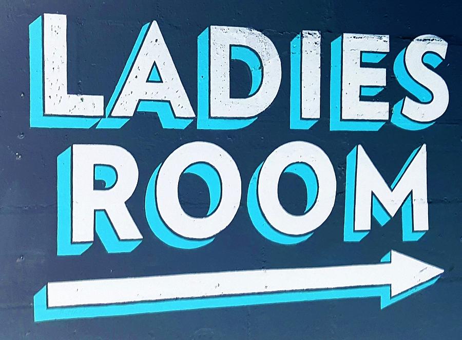 Ladies Room Negative Photograph by Rob Hans