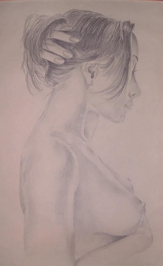 Lady Drawing by Alan Pickersgill