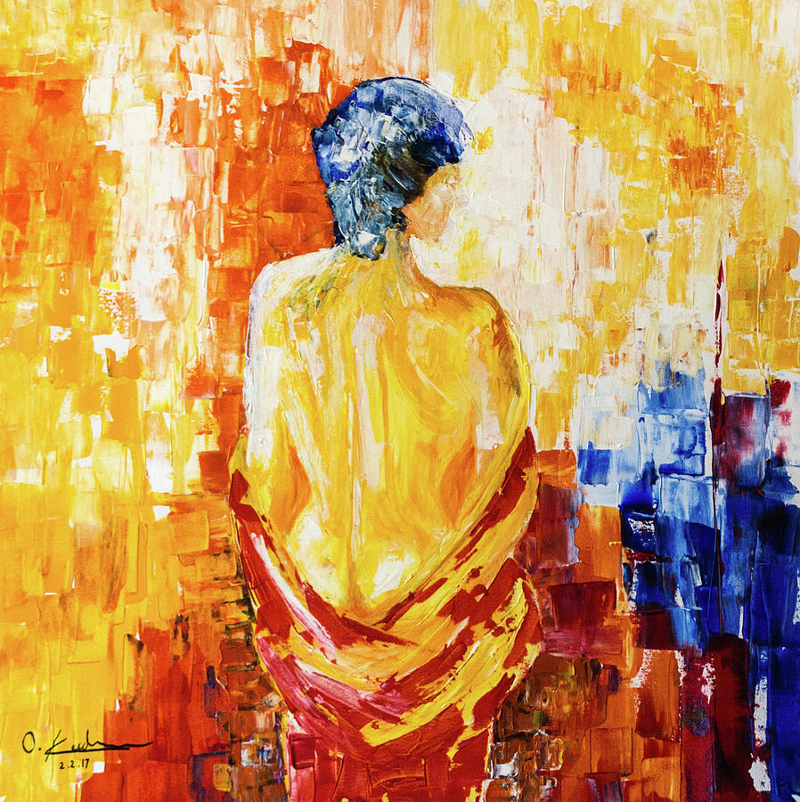 Lady's Back Painting By Ovadia Keidar - Pixels