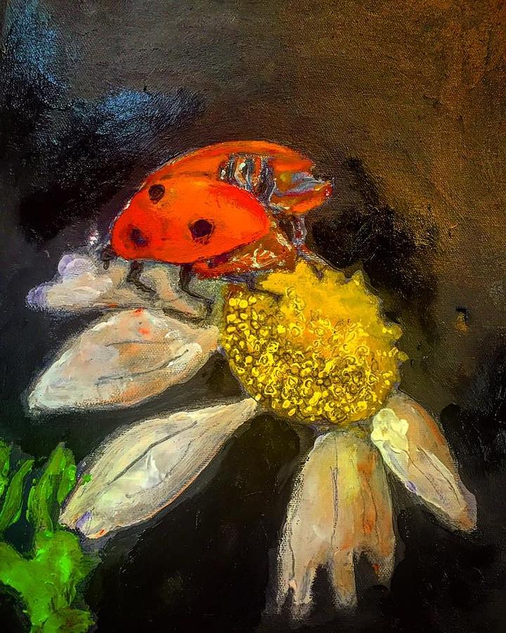 Lady Bird  Painting by Dilip Sheth