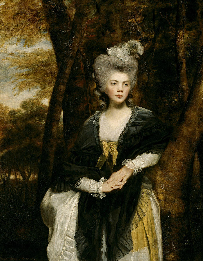 Lady Frances Finch Painting by Joshua Reynolds