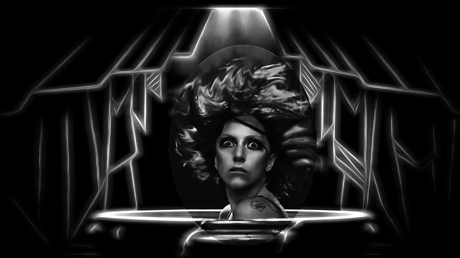 Lady Gaga Digital Art - LADY GAGA - Applause by Ericamaxine Price