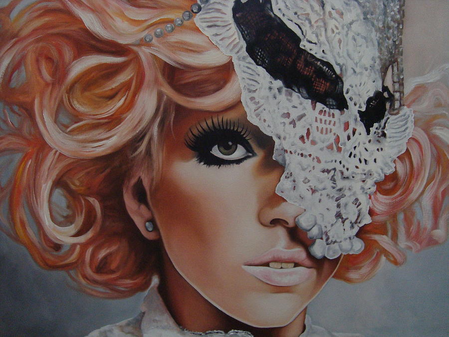 Lady Gaga Painting - Lady Gaga by Kim Estes