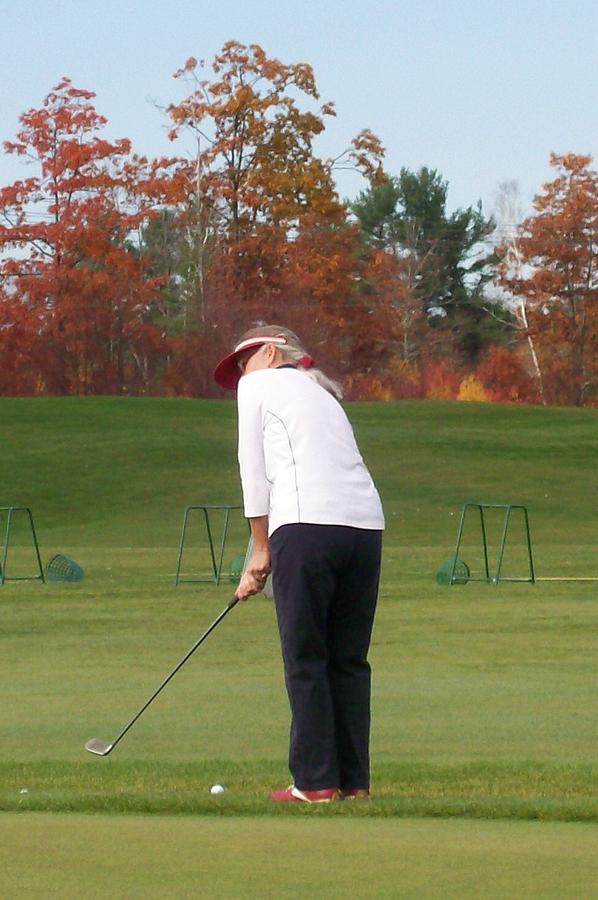 Lady Golfer Photograph by Barbara S Nickerson