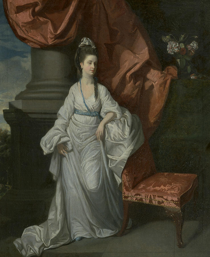 Lady Grant, Wife of Sir James Grant Painting by Henry Walton