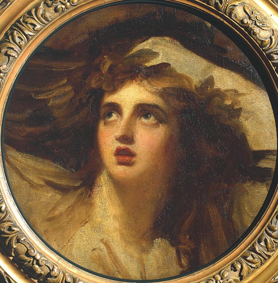 Lady Hamilton as Cassandra Painting by George Romney - Fine Art America