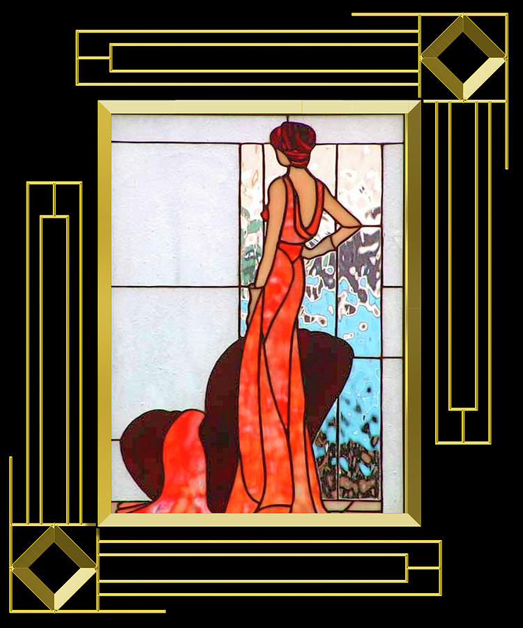 Lady in Red - Frame 5 Digital Art by Chuck Staley