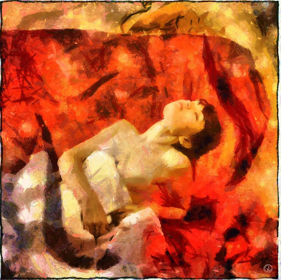 Lady in red Digital Art by Gun Legler