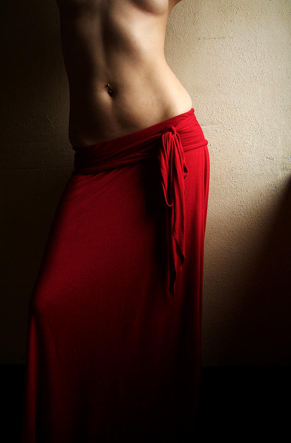 Lady in Red Photograph by Michael McGowan