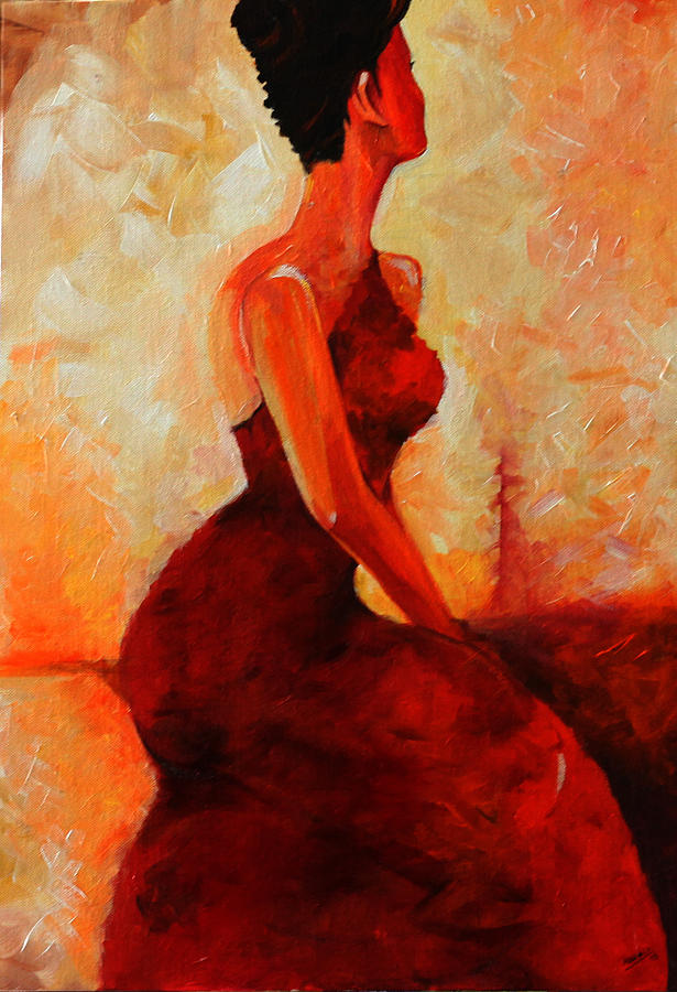 Lady in the Gown Painting by Mrunal Limaye - Fine Art America