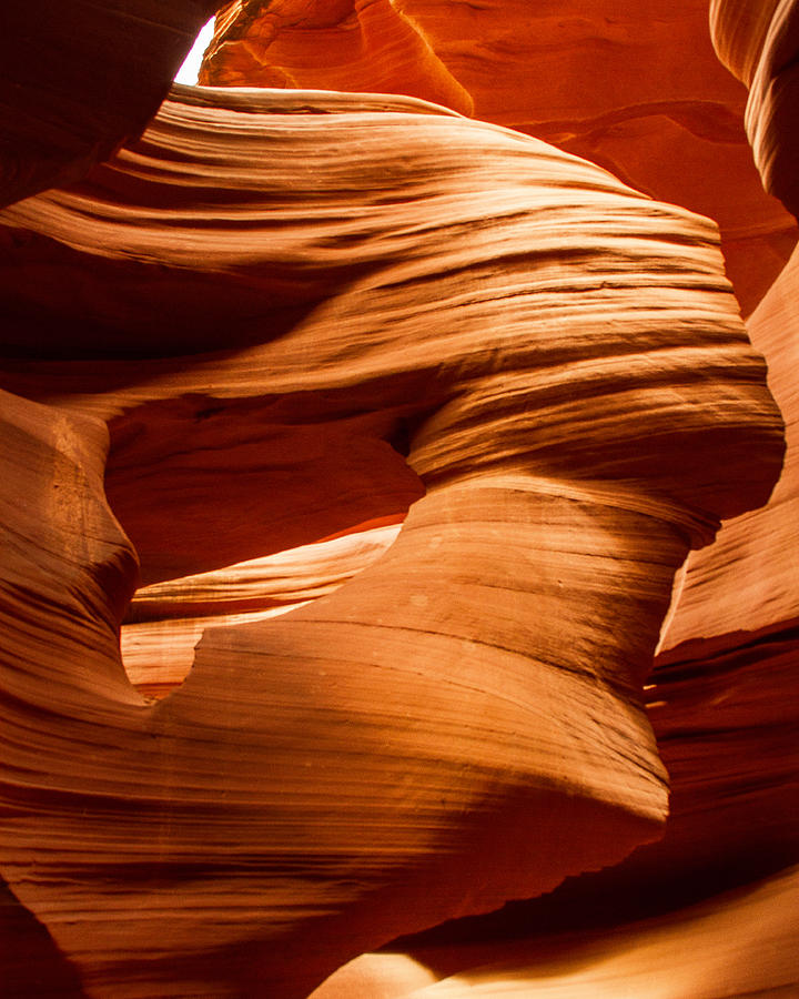 Lady in the Wind, Antelope, Slot Canyon, Page, Arizona Photograph by Nicole Freedman