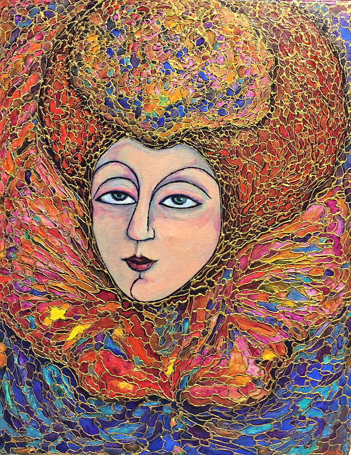 Lady-In-Waiting Painting by Rae Chichilnitsky