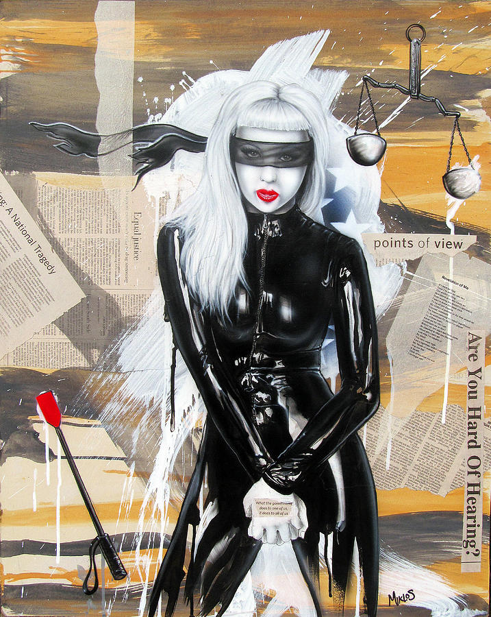 Lady Justice Painting - Lady Justice MMXXI by Tim Miklos