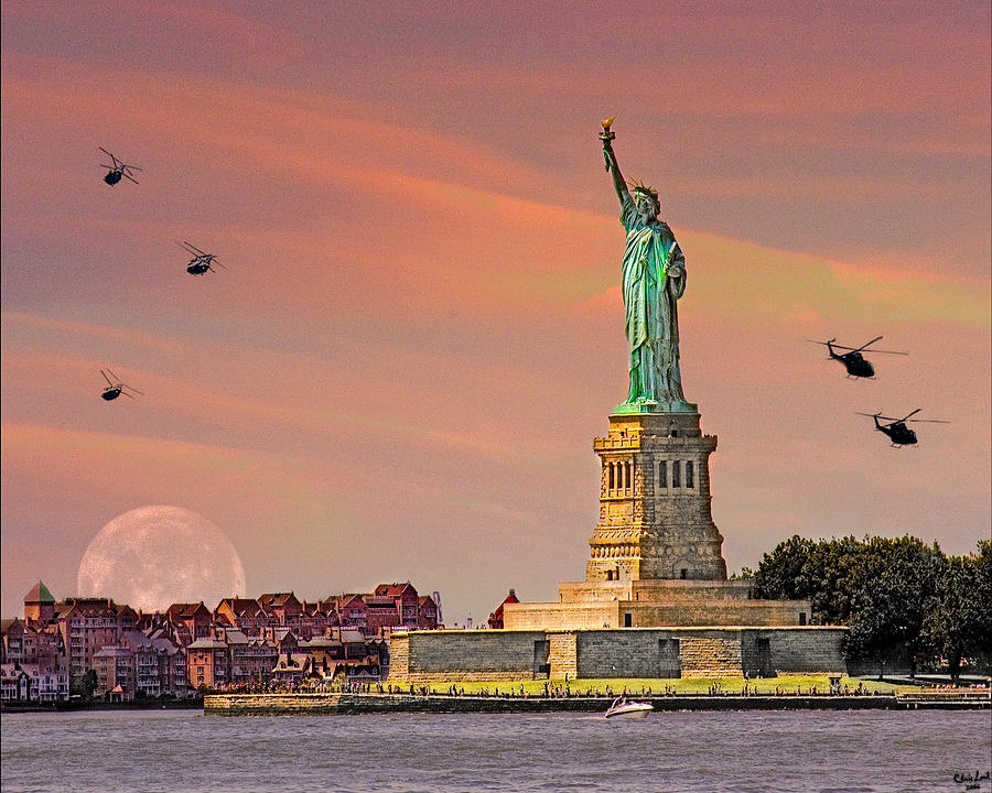 Lady Liberty Photograph by Chris Lord
