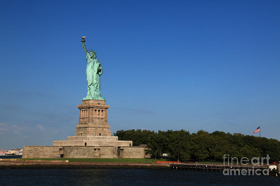 Lady Liberty Ellis Island NYC II Photograph by Wayne Moran