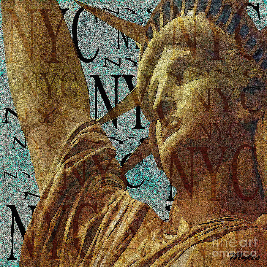 Lady Liberty from New York Photograph by Saundra Myles