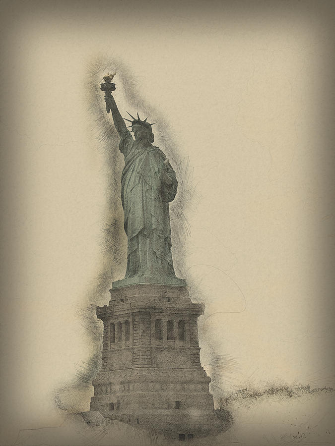 Lady Liberty HD Photograph by Thomas Pipia
