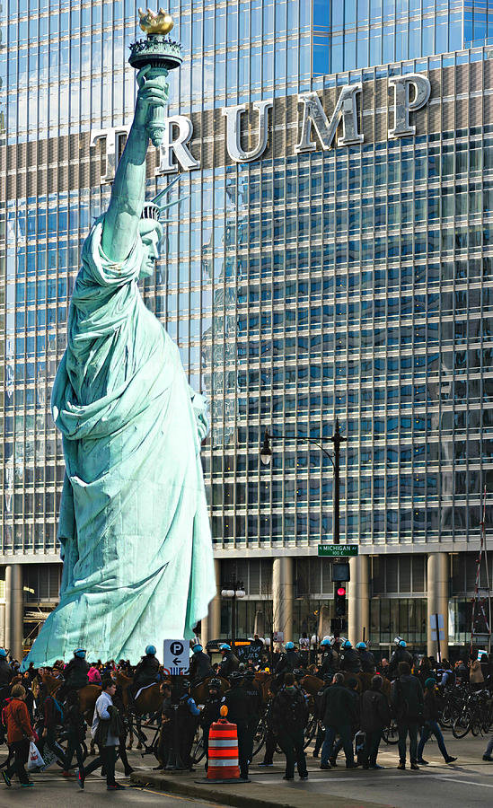 Lady Liberty Joins the Womens March II Photograph by Aurelio Zucco
