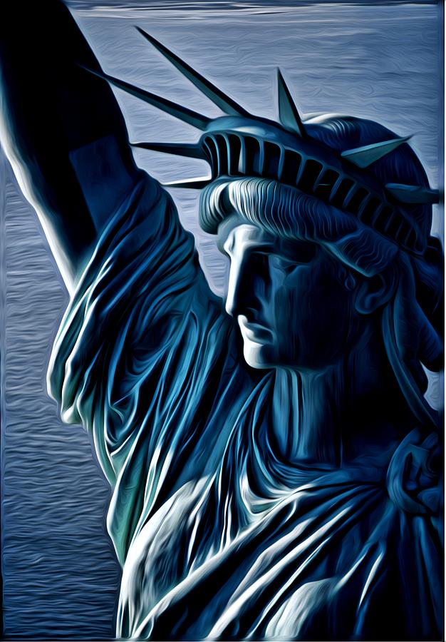 Lady Liberty Digital Art by Kevin  Sherf