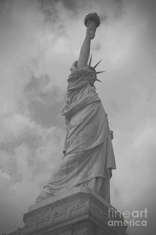 Statue Of Liberty Photograph - Lady Liberty by Louise Fahy