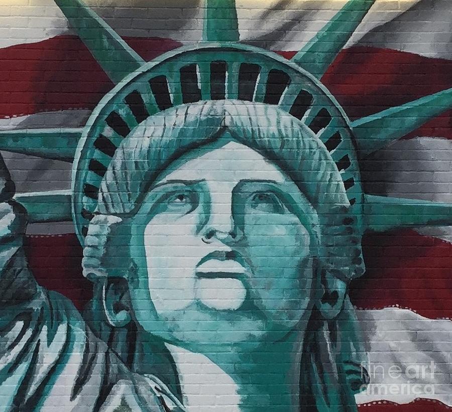 Lady Liberty Painting by Stan Tenney