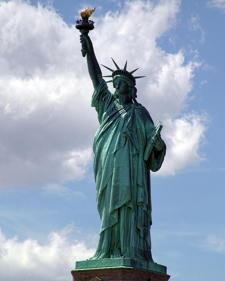 Lady Liberty Standing Tall Photograph by DiDesigns Graphics
